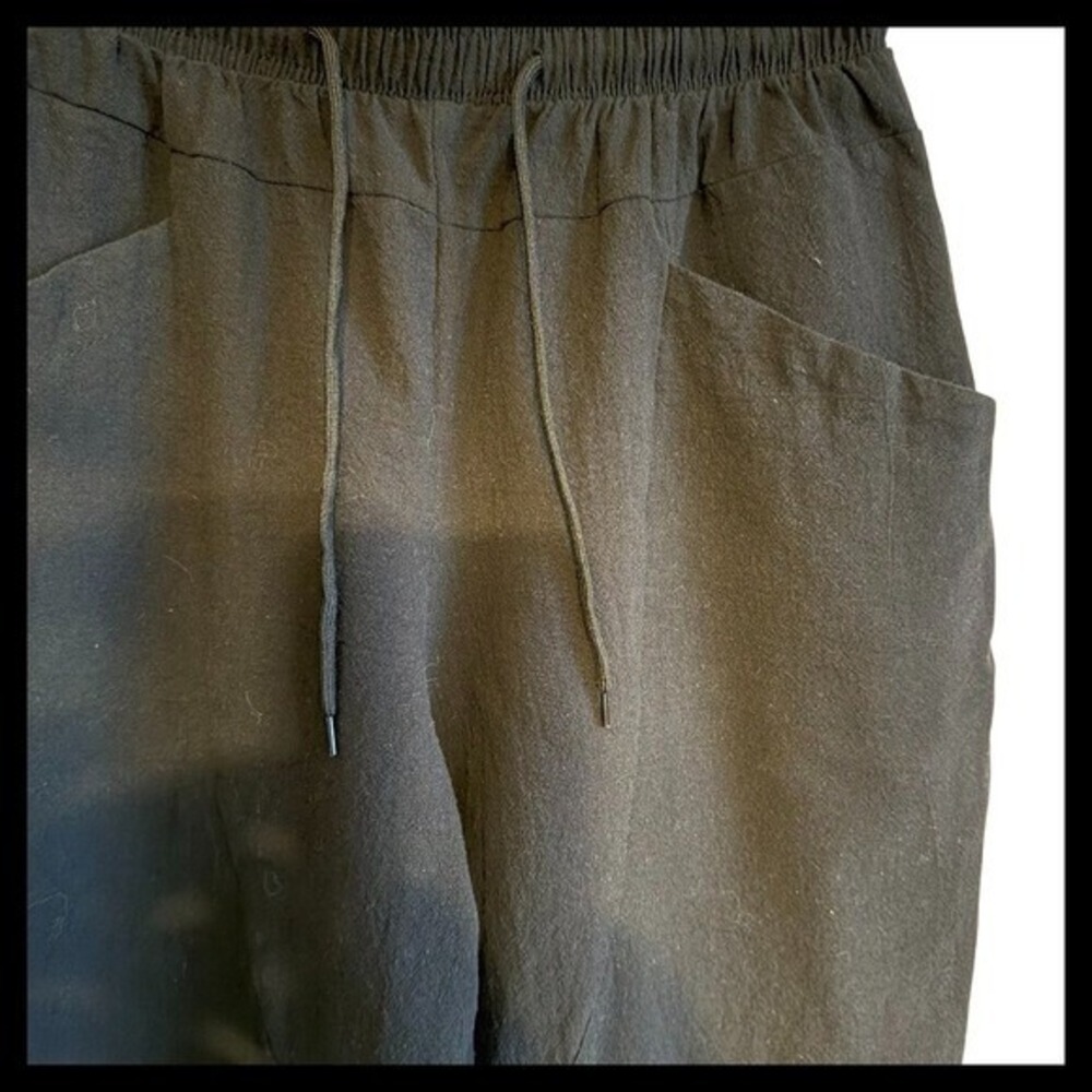 NWOT Black Drawstring Pants Comfortable Casual Everyday Lounge